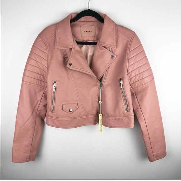 Blank NYC Jackets & Blazers - Blank NYC Vegan Leather Moto Jacket